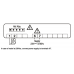 Displej teploty XT11CH 110, 230Vac NTC/PTC Displej teploty XT11CH 110, 230Vac NTC/PTC