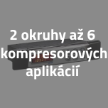2 okruhy až 6  kompresorových aplikácií