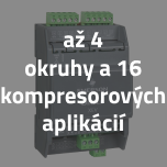 až 4 okruhy a 16 kompresorových aplikácií