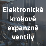 Elektronické krokové expanzné ventily