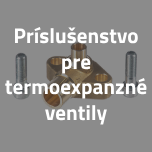 Príslušenstvo pre termoexpanzné ventily